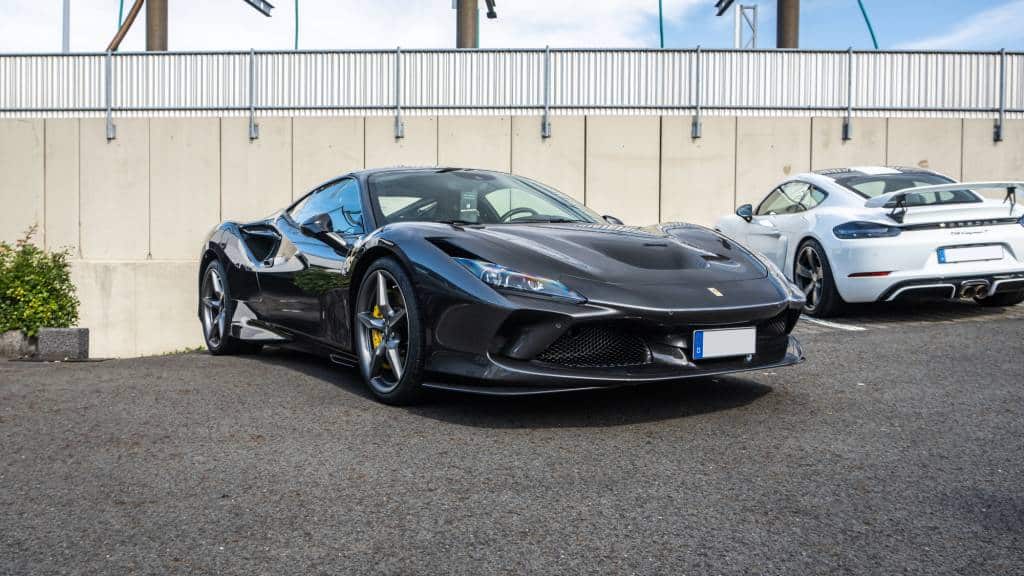 Ferrari foliert mit Lackschutzfolie
