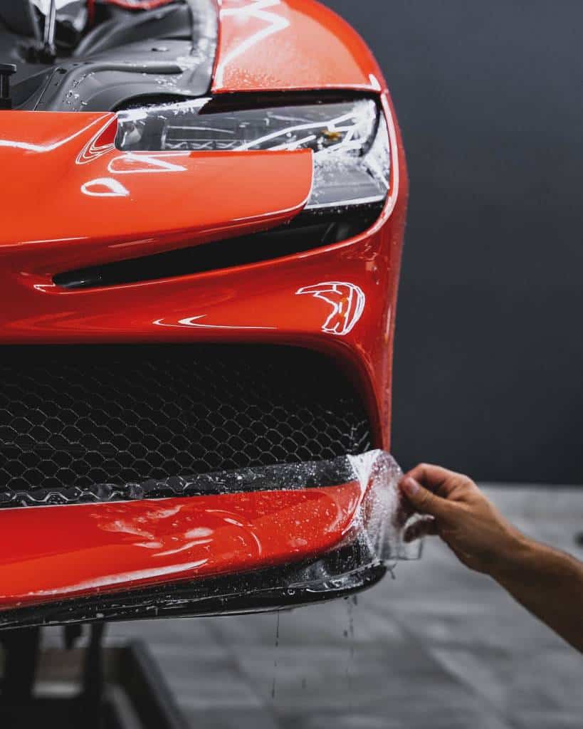 Lackschutzfolierung für Ferrari